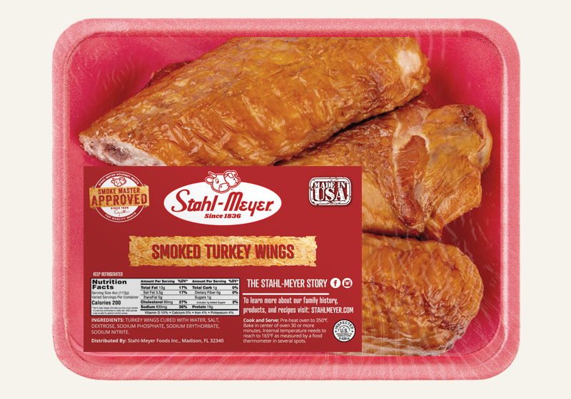 Smoked Turkey Wings Stahl Meyer Foods Inc